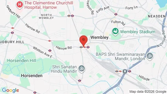 Apartments for rent i Wembley - Middlesex - kort over placeringen