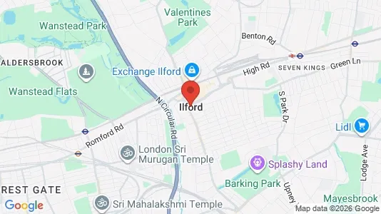 Apartments for rent i Ilford - Essex - kort over placeringen