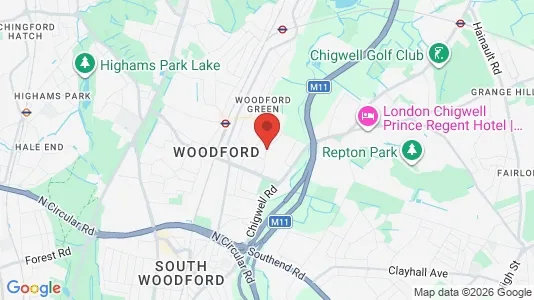 Apartments for rent i Woodford Green - Essex - kort over placeringen