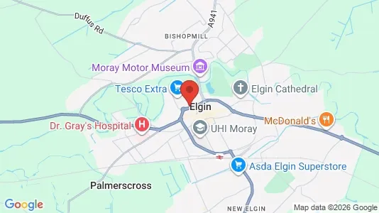 Houses for rent i Elgin - Morayshire - kort over placeringen