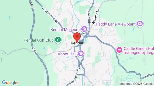 Houses for rent i Kendal - Cumbria - kort over placeringen