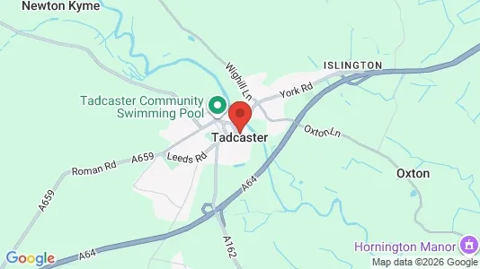 Houses for rent i Tadcaster - North Yorkshire - kort over placeringen
