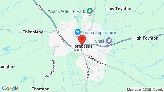 Houses for rent i Horncastle - Lincolnshire - kort over placeringen