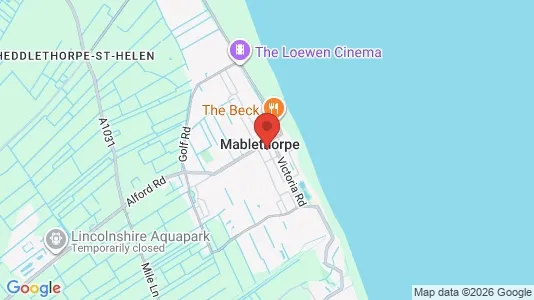 Houses for rent i Mablethorpe - Lincolnshire - kort over placeringen