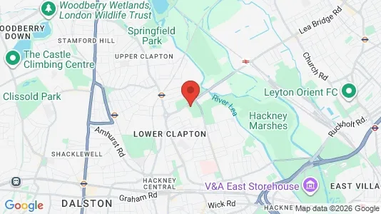 Apartments for rent i London E5 - kort over placeringen