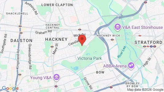 Apartments for rent i London E9 - kort over placeringen