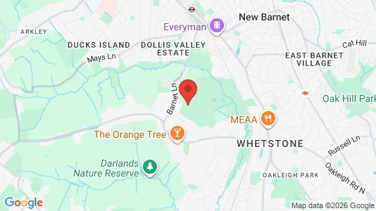 Apartments for rent i London N20 - kort over placeringen