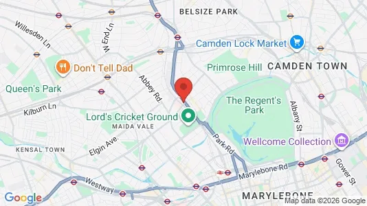 Apartments for rent i London NW8 - kort over placeringen