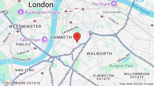 Apartments for rent i London SE11 - kort over placeringen