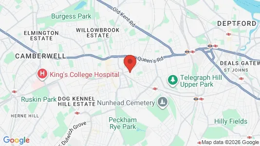 Apartments for rent i London SE15 - kort over placeringen
