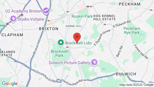 Apartments for rent i London SE24 - kort over placeringen