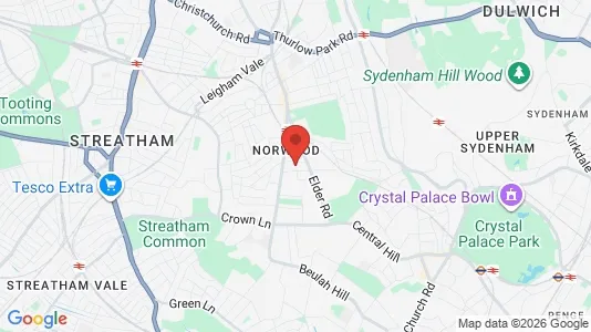 Apartments for rent i London SE27 - kort over placeringen