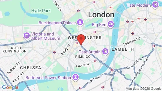 Apartments for rent i London SW1 - kort over placeringen
