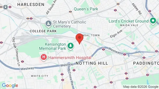 Apartments for rent i London W10 - kort over placeringen