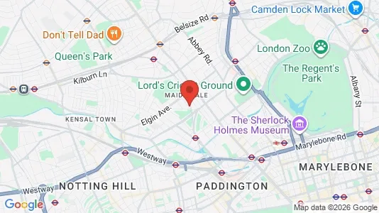 Apartments for rent i London W9 - kort over placeringen