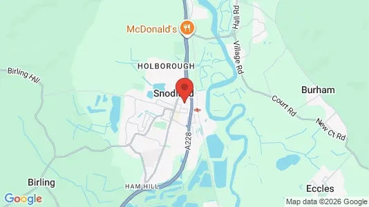 Apartments for rent i Snodland - Kent - kort over placeringen