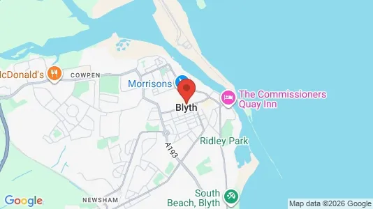 Houses for rent i Blyth - Northumberland - kort over placeringen