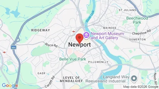 Houses for rent i Newport - Gwent - kort over placeringen
