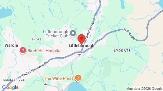 Houses for rent i Littleborough - Lancashire - kort over placeringen