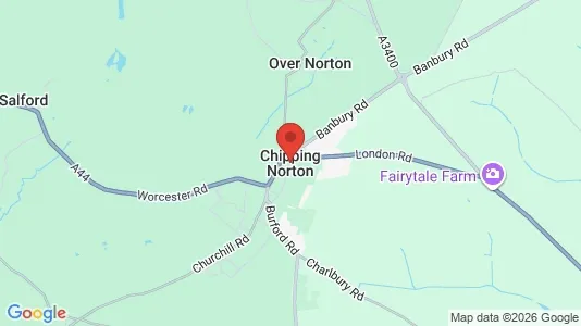 Houses for rent i Chipping Norton - Oxfordshire - kort over placeringen