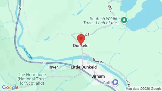 Houses for rent i Dunkeld - Perthshire - kort over placeringen
