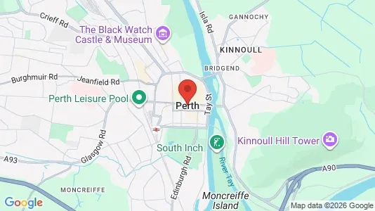 Houses for rent i Perth - Perthshire - kort over placeringen