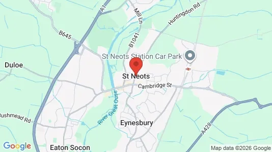 Houses for rent i St. neots - Cambridgeshire - kort over placeringen