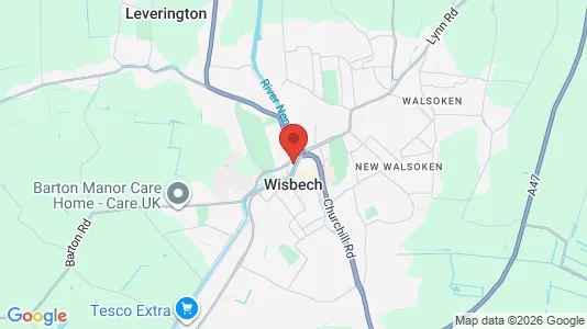 Houses for rent i Wisbech - Cambridgeshire - kort over placeringen