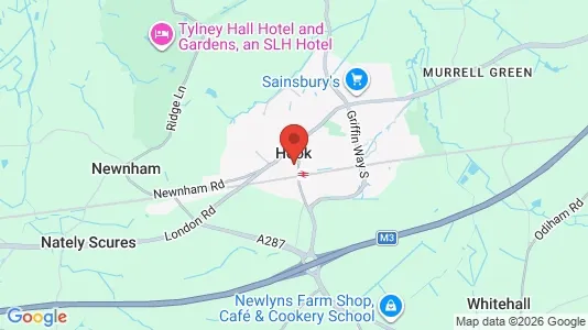 Houses for rent i Hook - Hampshire - kort over placeringen