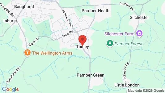 Houses for rent i Tadley - Hampshire - kort over placeringen