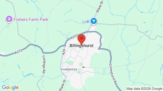 Houses for rent i Billingshurst - West Sussex - kort over placeringen