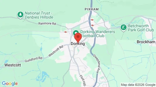 Houses for rent i Dorking - Surrey - kort over placeringen