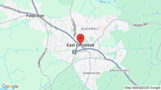 Houses for rent i East Grinstead - West Sussex - kort over placeringen