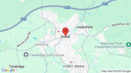 Houses for rent i Oxted - Surrey - kort over placeringen