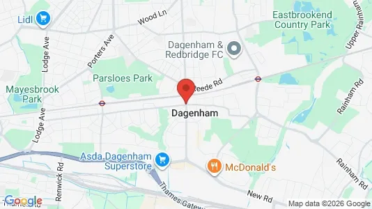 Apartments for rent i Dagenham - Essex - kort over placeringen