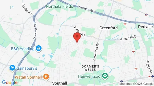 Apartments for rent i Southall - Middlesex - kort over placeringen