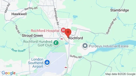 Houses for rent i Rochford - Essex - kort over placeringen