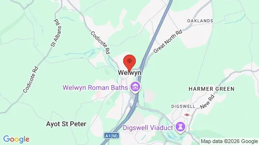 Houses for rent i Welwyn - Hertfordshire - kort over placeringen