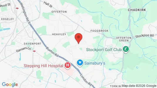 Houses for rent i Stockport - Cheshire - kort over placeringen