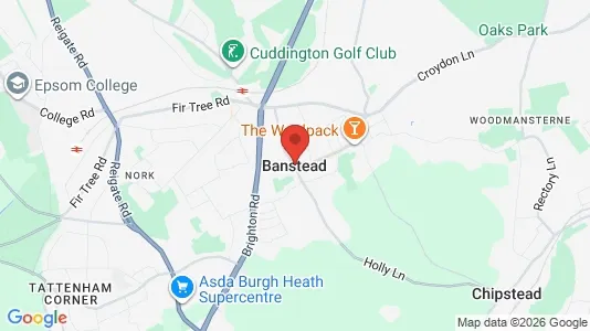 Apartments for rent i Banstead - Surrey - kort over placeringen