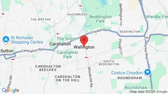 Apartments for rent i Wallington - Surrey - kort over placeringen