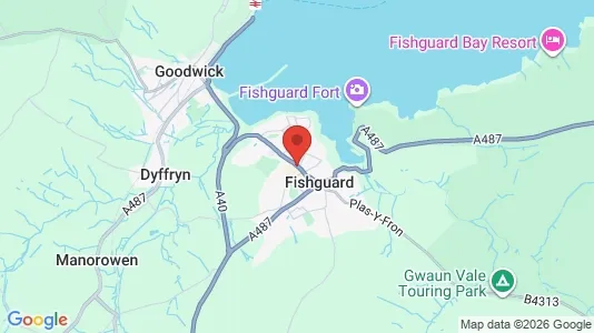 Apartments for rent i Fishguard - Dyfed - kort over placeringen