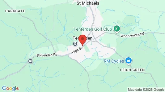Houses for rent i Tenterden - Kent - kort over placeringen