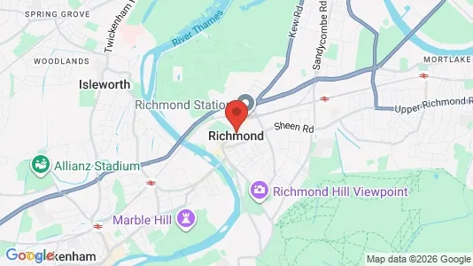 Apartments for rent i Richmond - Surrey - kort over placeringen
