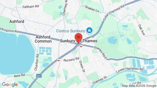 Apartments for rent i Sunbury-on-Thames - Middlesex - kort over placeringen