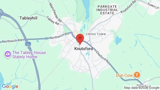 Houses for rent i Knutsford - Cheshire - kort over placeringen