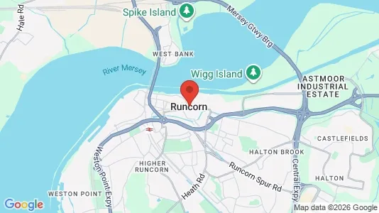 Houses for rent i Runcorn - Cheshire - kort over placeringen