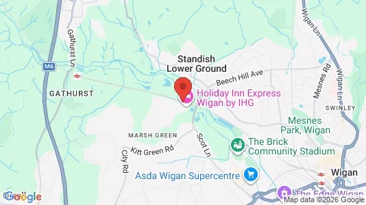 Houses for rent i Wigan - Lancashire - kort over placeringen